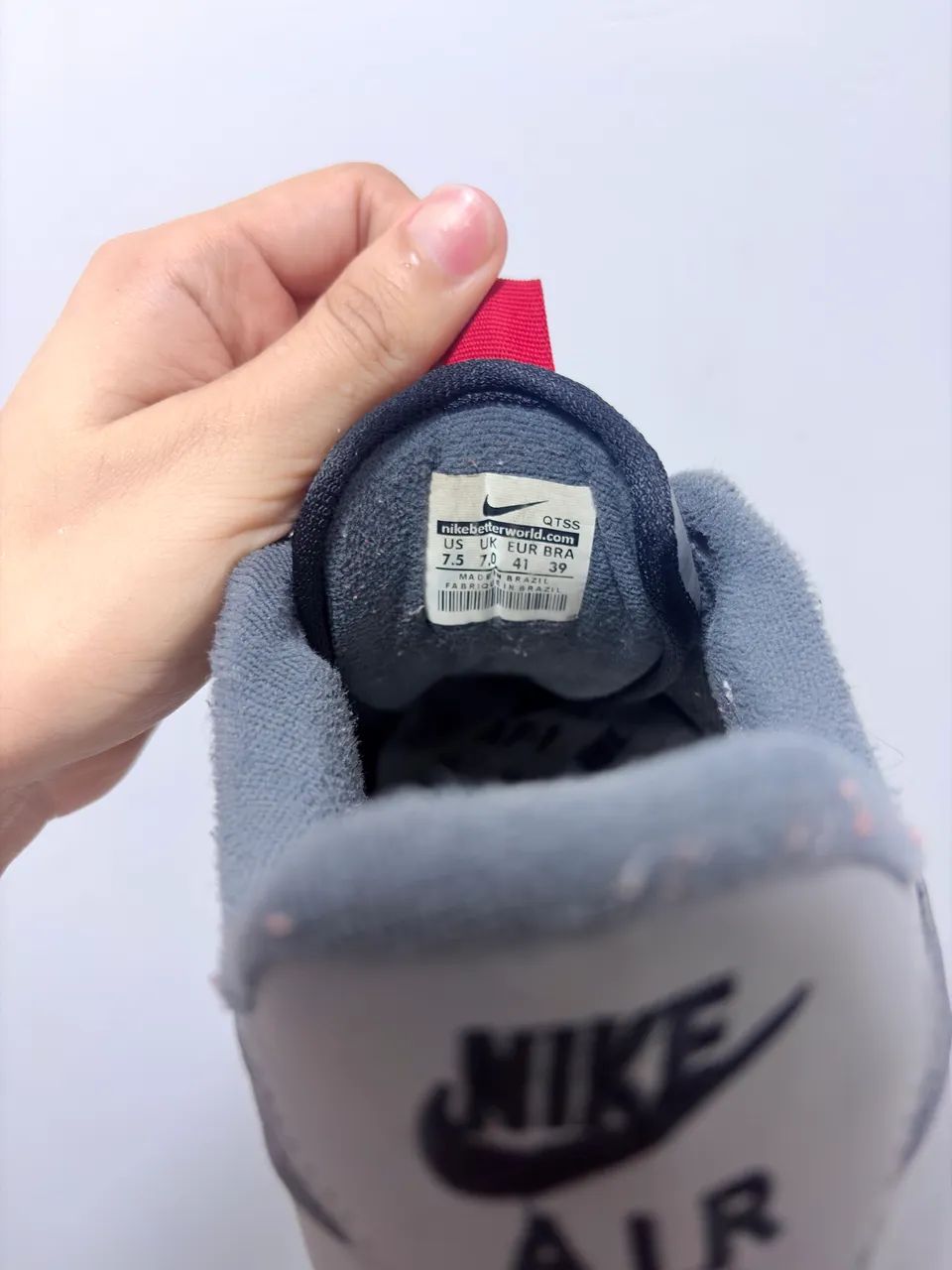 Tênis Nike Air Force Low Cinza 39 - Excelente Estado - Foto 3