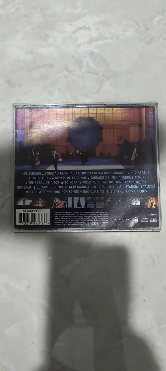 Cd Leonardo Ao Vivo - Todas as coisas do Mundo - Original  - Foto 2