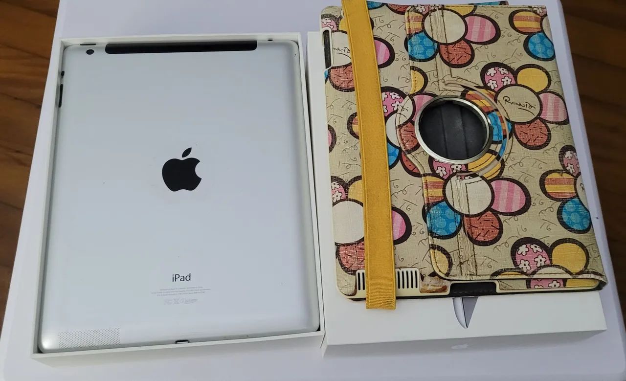 TROCO OU VENDO iPad 4 Wi-Fi/chip celular 64GB Mod A1459 com caixa, acessórios e NF  - Foto 3