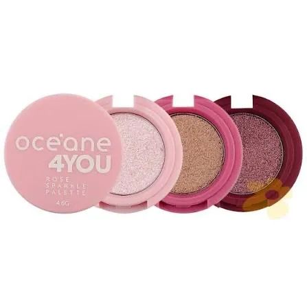 TRIO DE SOMBRAS 4,6G OCEANE - Rosa ou laranja 