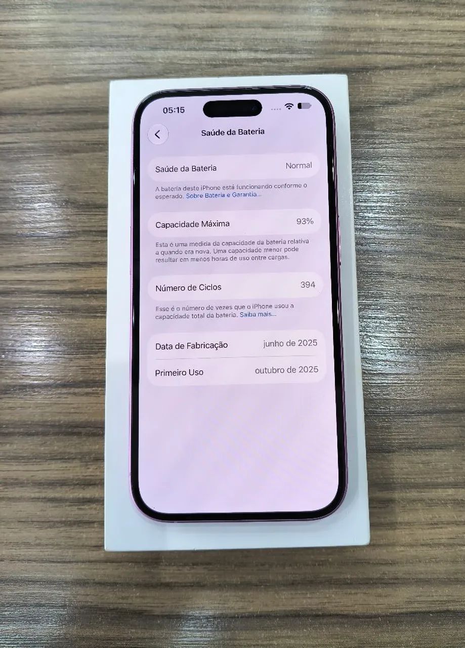 IPHONE 16 ROSA EM EXCELENTE ESTADO DE CONSERVAÇÃO  - Foto 4