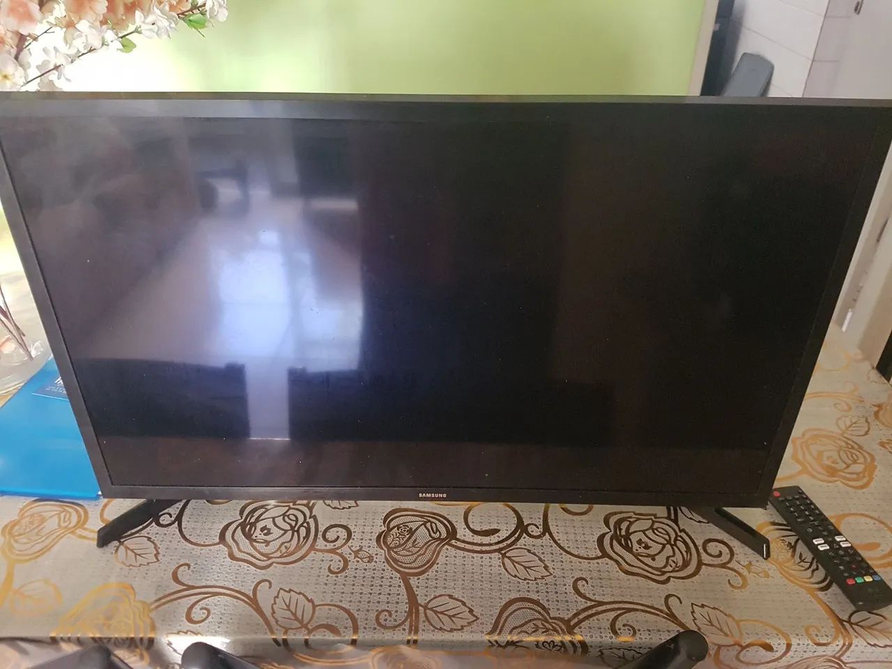 Smart TV quimada