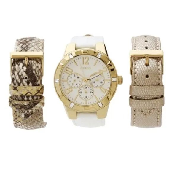 relógio guess três pulseiras