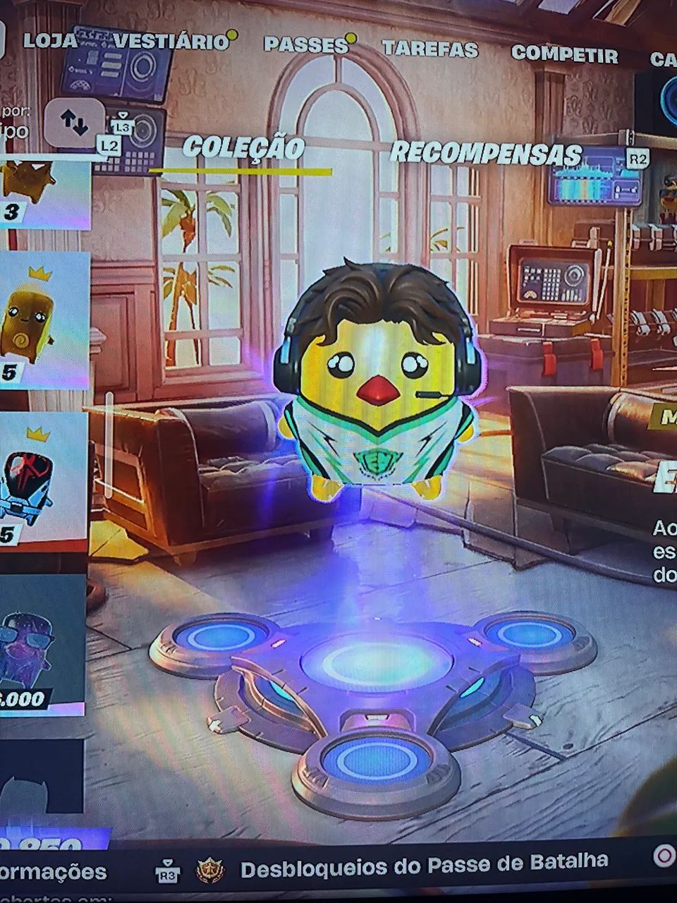 Vendo item/elemental Pollo (Elemental) exclusivo e mítico para Fortnite! Garanta já