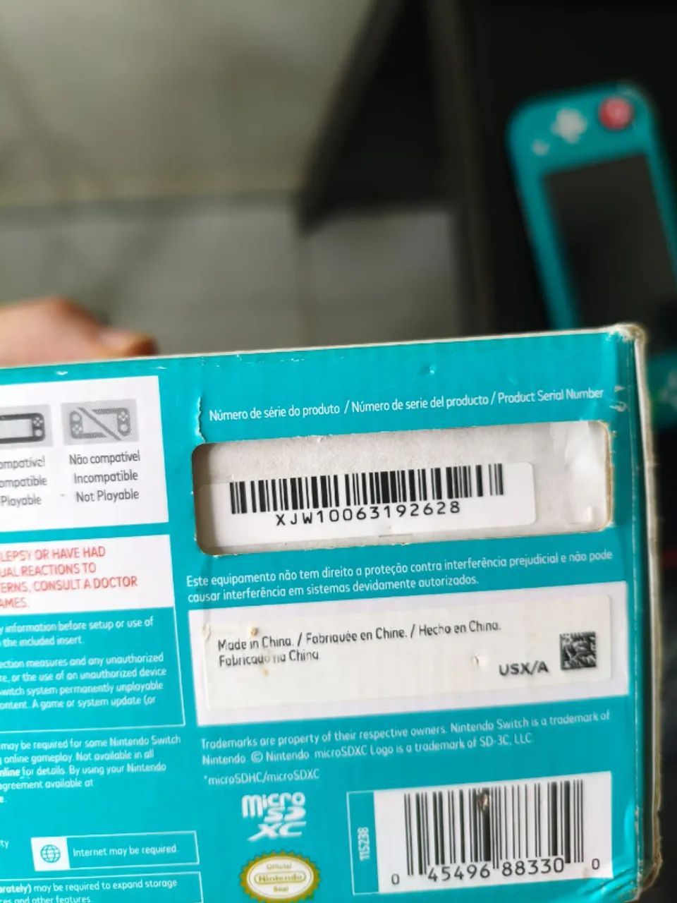 Nintendo Switch Lite Turquesa + SD 128gb - Foto 2