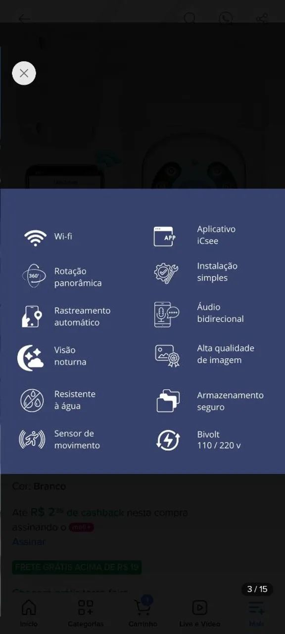 Camera HD 360°/ R$ 89 - Foto 5