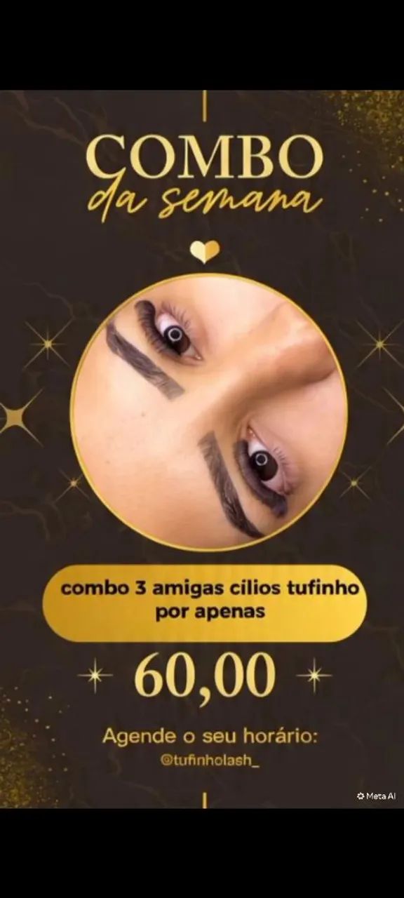 Cílios tufinho 