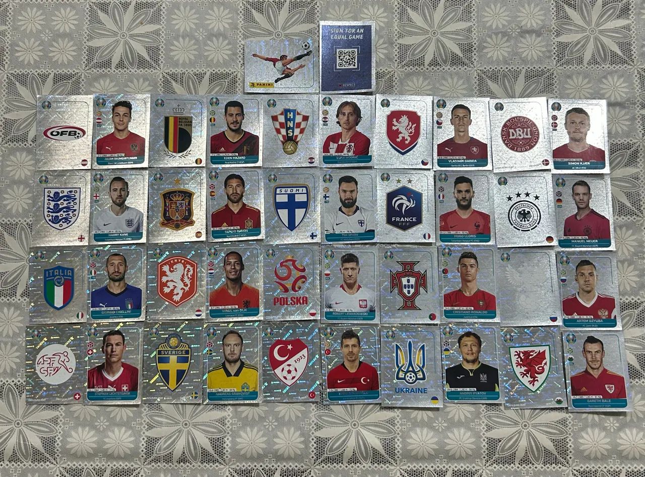 Kit com todas as 42 brilhantes da Euro 2020 Preview - Foto 2