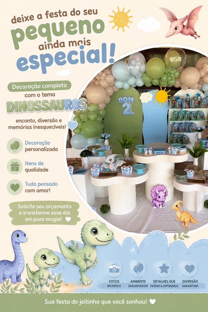 Decoração de Dyno dinossauro ? p - Foto 4