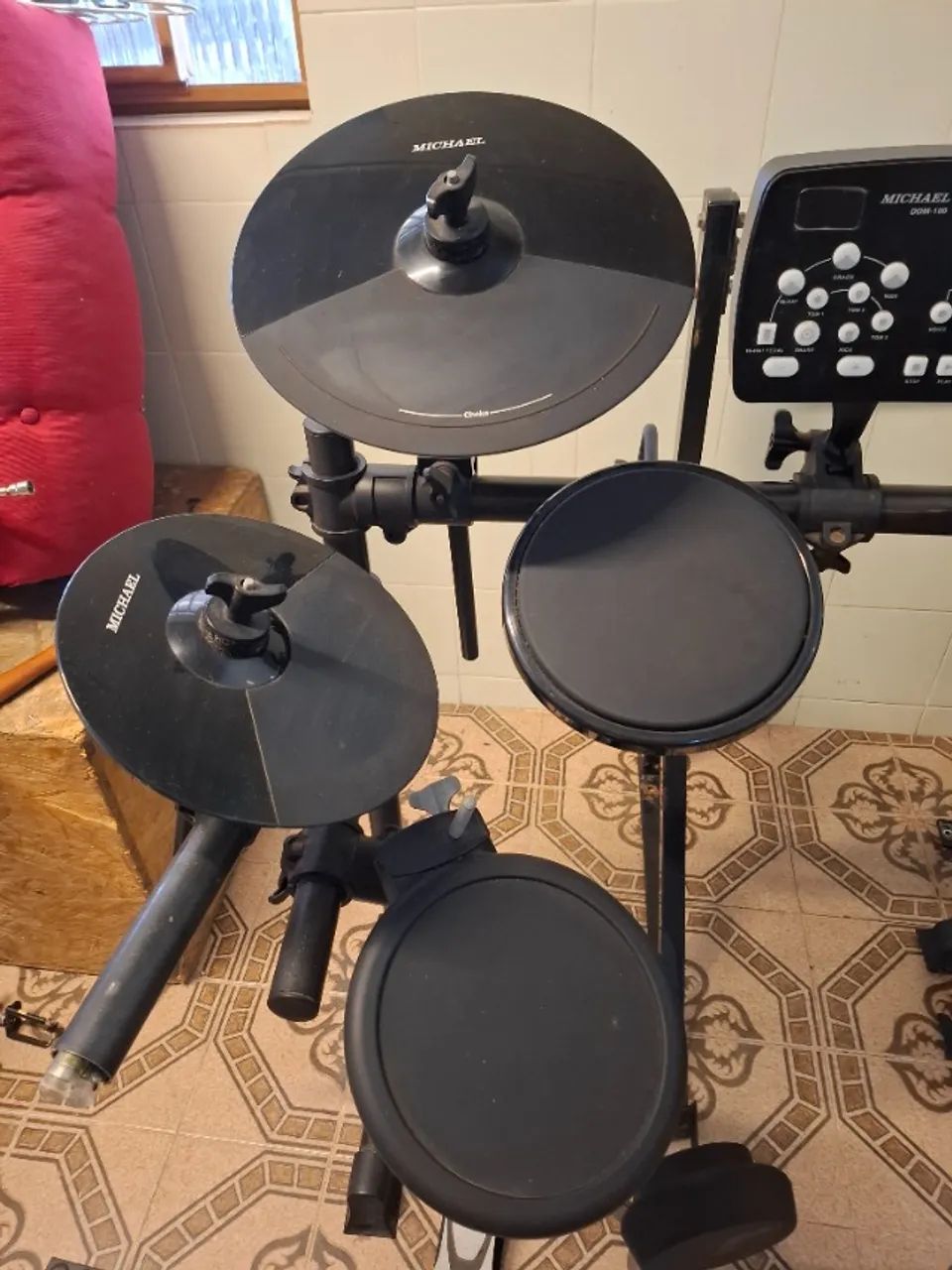 Bateria eletronica com amplificador  - Foto 2