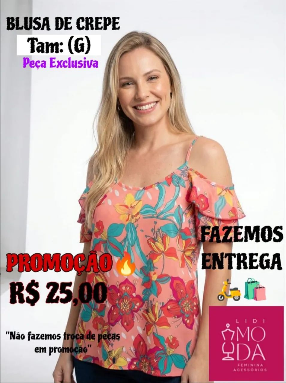 BLUSA DE CREPE - Foto 3