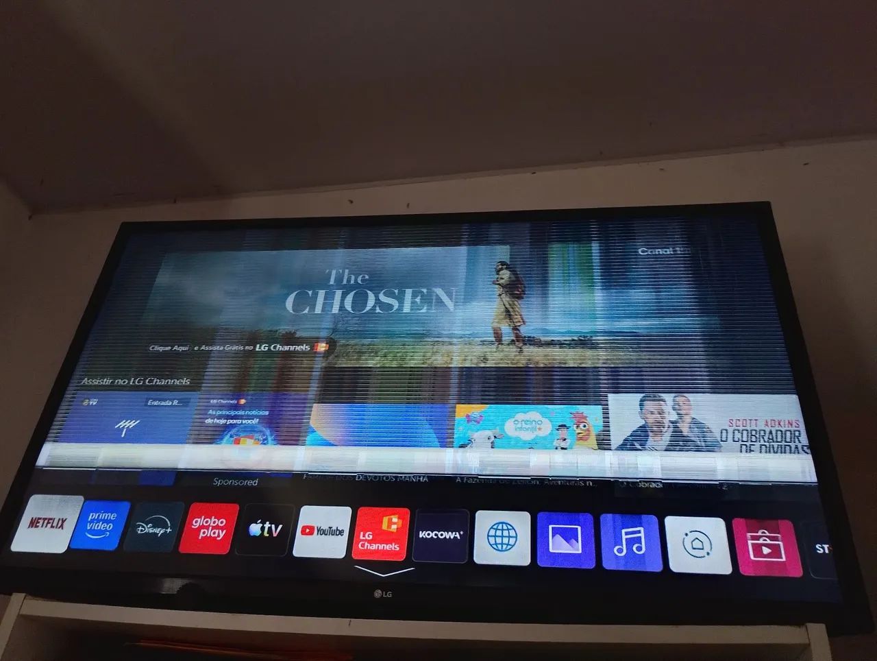 Vendo Tv LG 43 polegadas, com uma lista na tela que aparece e desaparece  - Foto 2