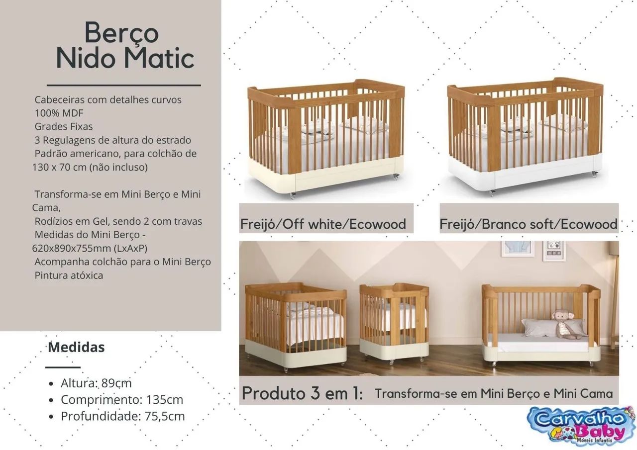 Berço Nido Matic - Foto 3