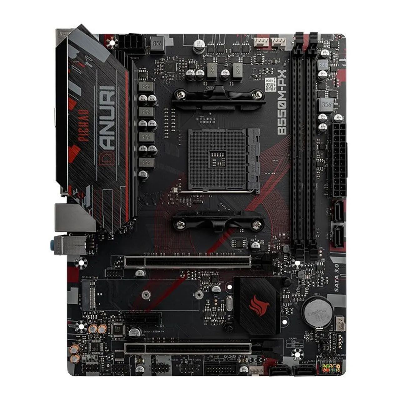 Placa mãe PICHAU DANURI B550M-PX, DDR4, SOCKET AM4