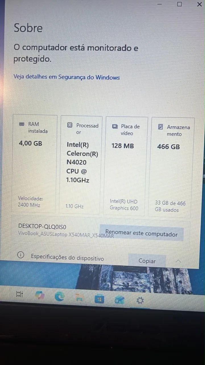 Notebook ASUS Intel Celeron - Foto 4