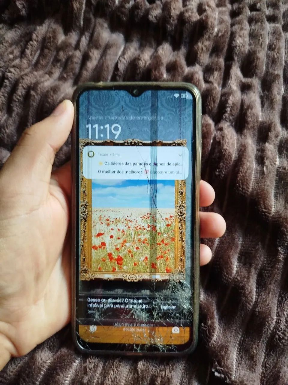 Celular semi-novo com a tela quebrada - Foto 5