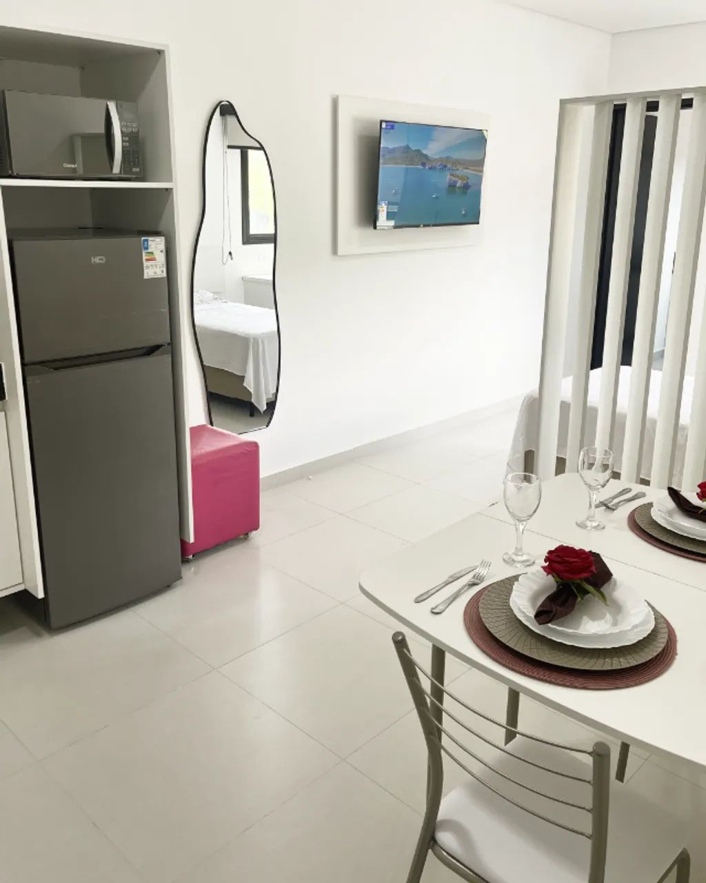 HOME STUDIOS ?MOBILIADOS. - QUARTOS MOBILIADOS - SOLTEIRO OU CASAL - Foto 4