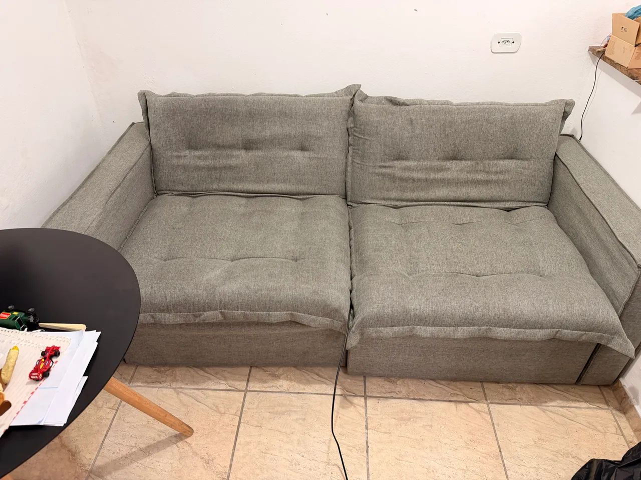 Sofa 2 lugares retrátil sem caixa 2,10mts  - Foto 2