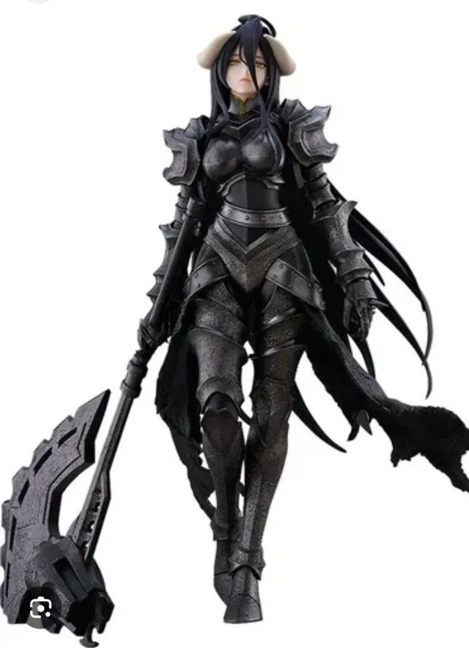 Dois animes estátua Albedo, do anime Overlord.