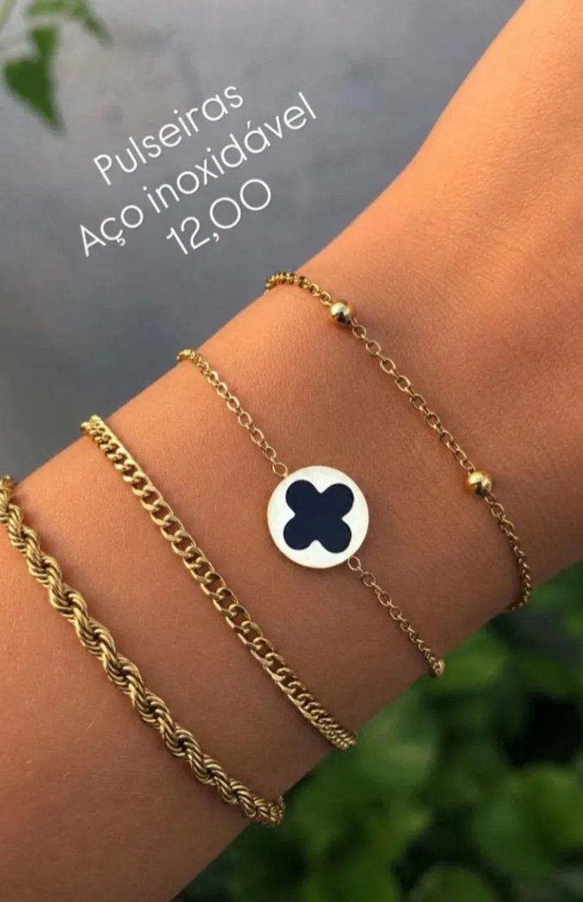 Pulseiras aço inoxidável 