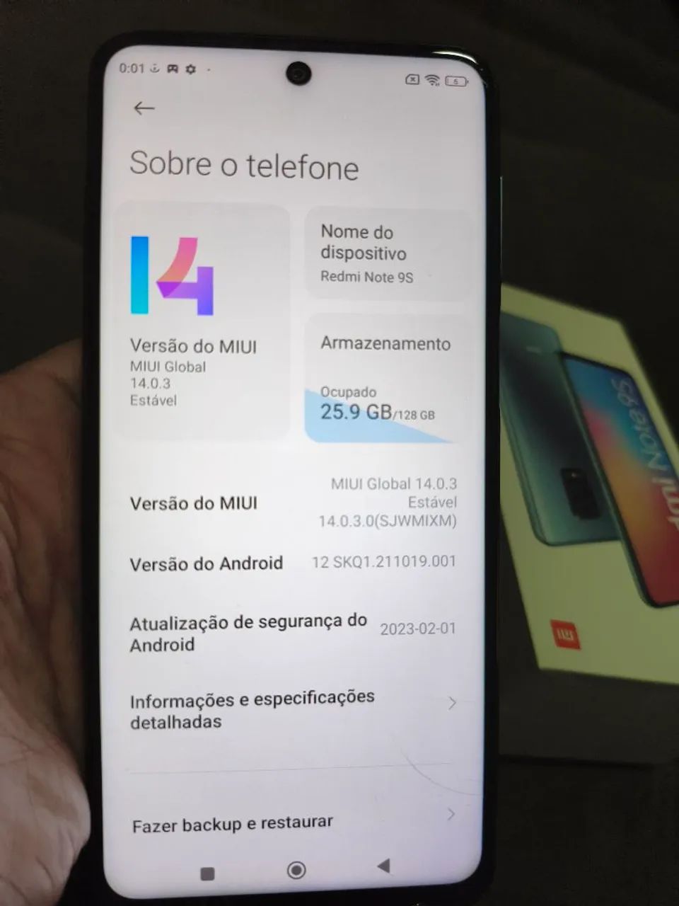 Celular Xiaomi Note 9S 128G - Foto 3