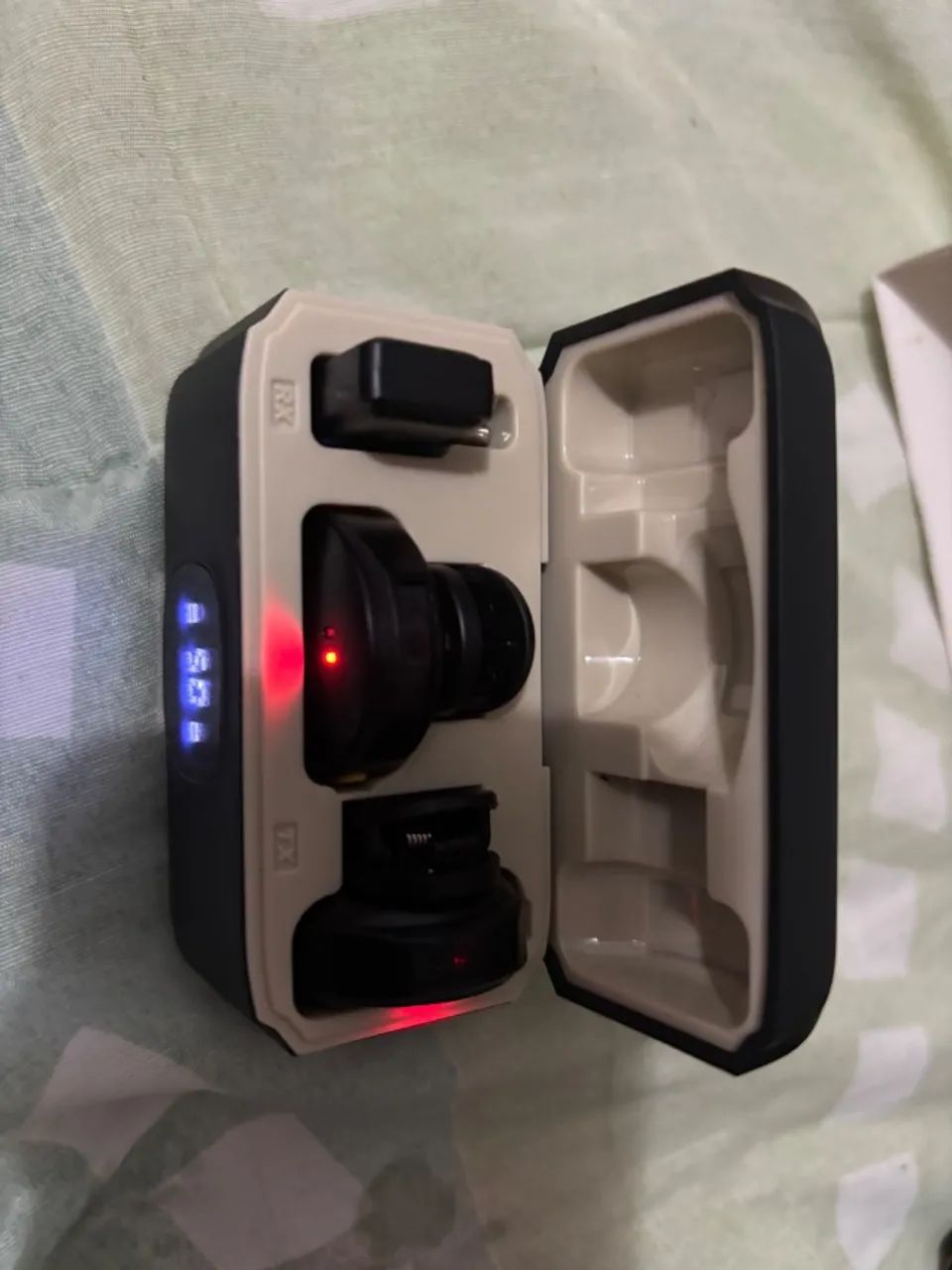 Microfone sem fio lapela magnético sem fios - Foto 4