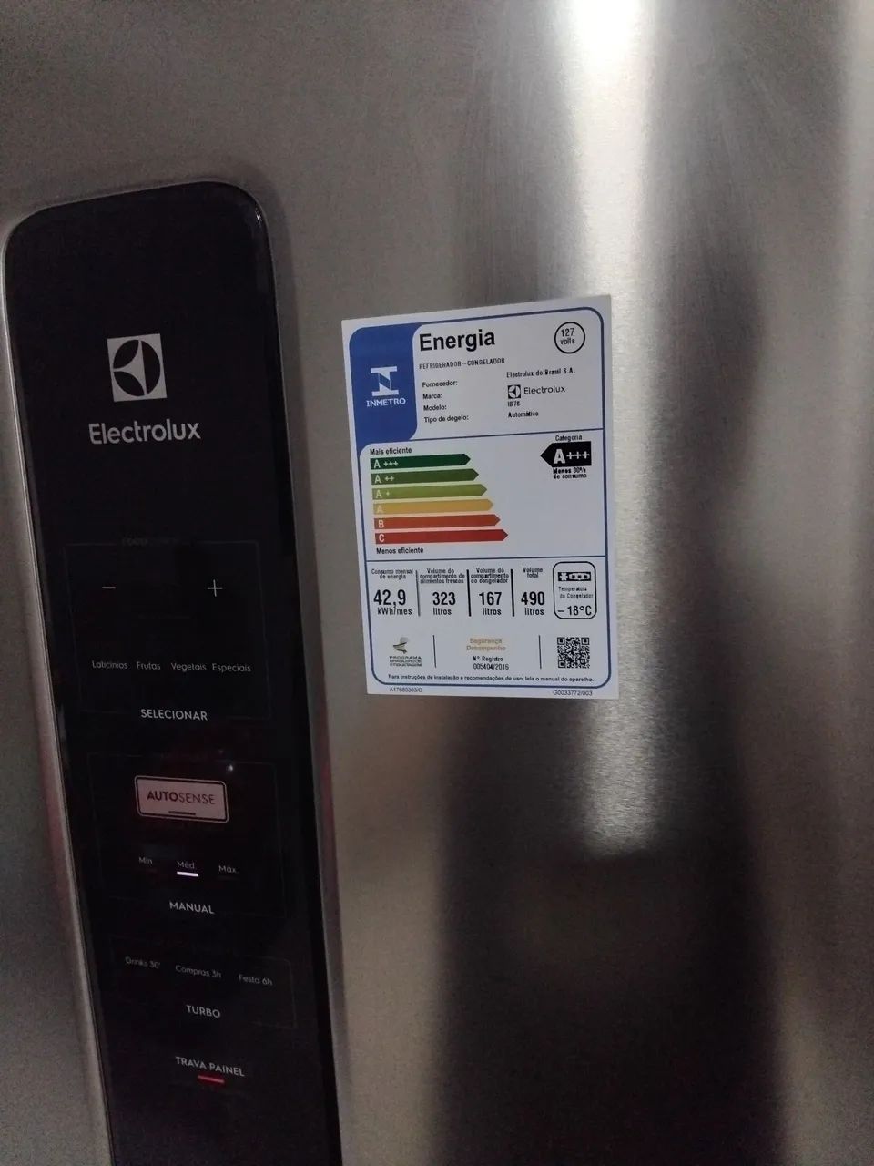 geladeira Electrolux Efficient com AutoSense, modelo IB7S - Foto 3