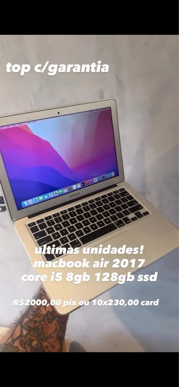 Macbook Air core i5 8gb 128gb 2017 - Foto 2