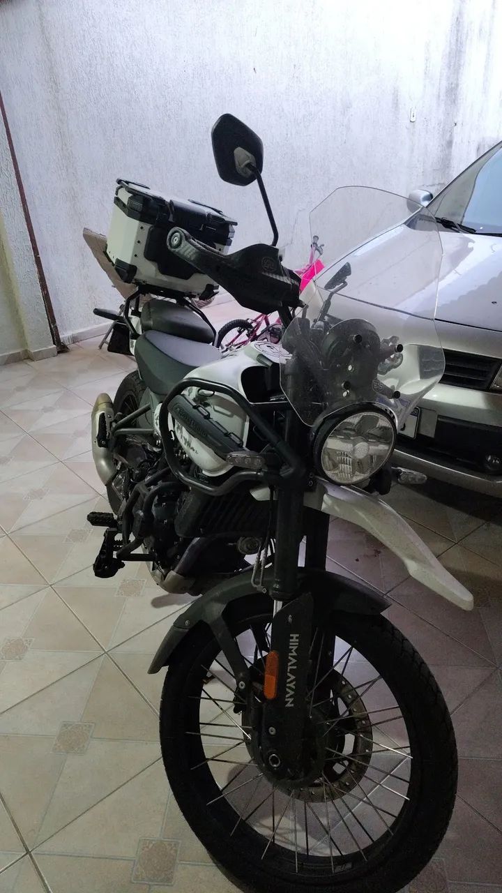 Himalayan 450 sem câmara. Cheia de acessórios e pneu reserva! - Foto 2