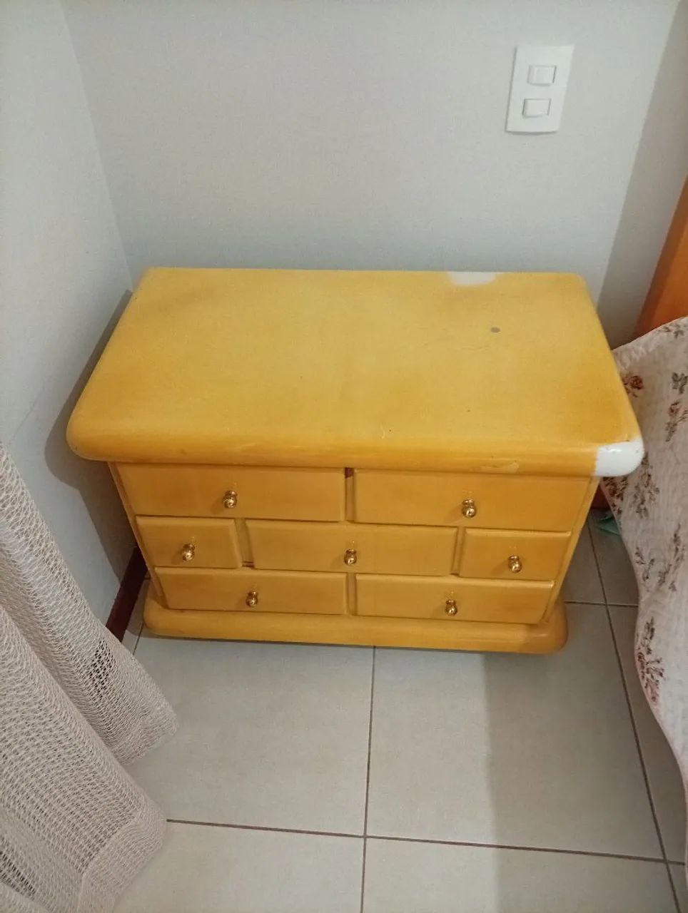 Cama completa com criados e colchão  - Foto 2