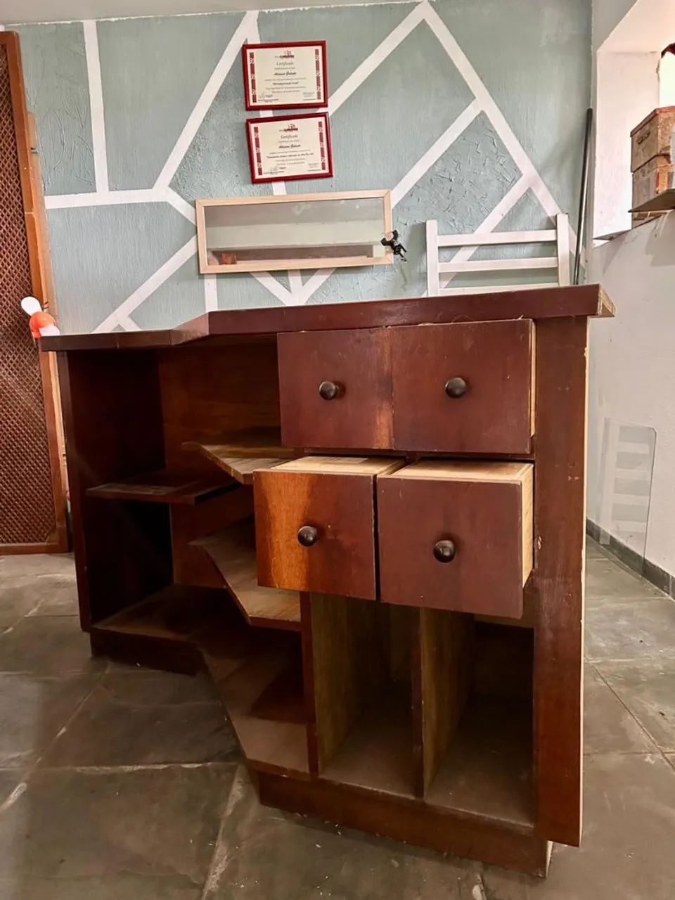 Rack de canto madeira - Foto 2