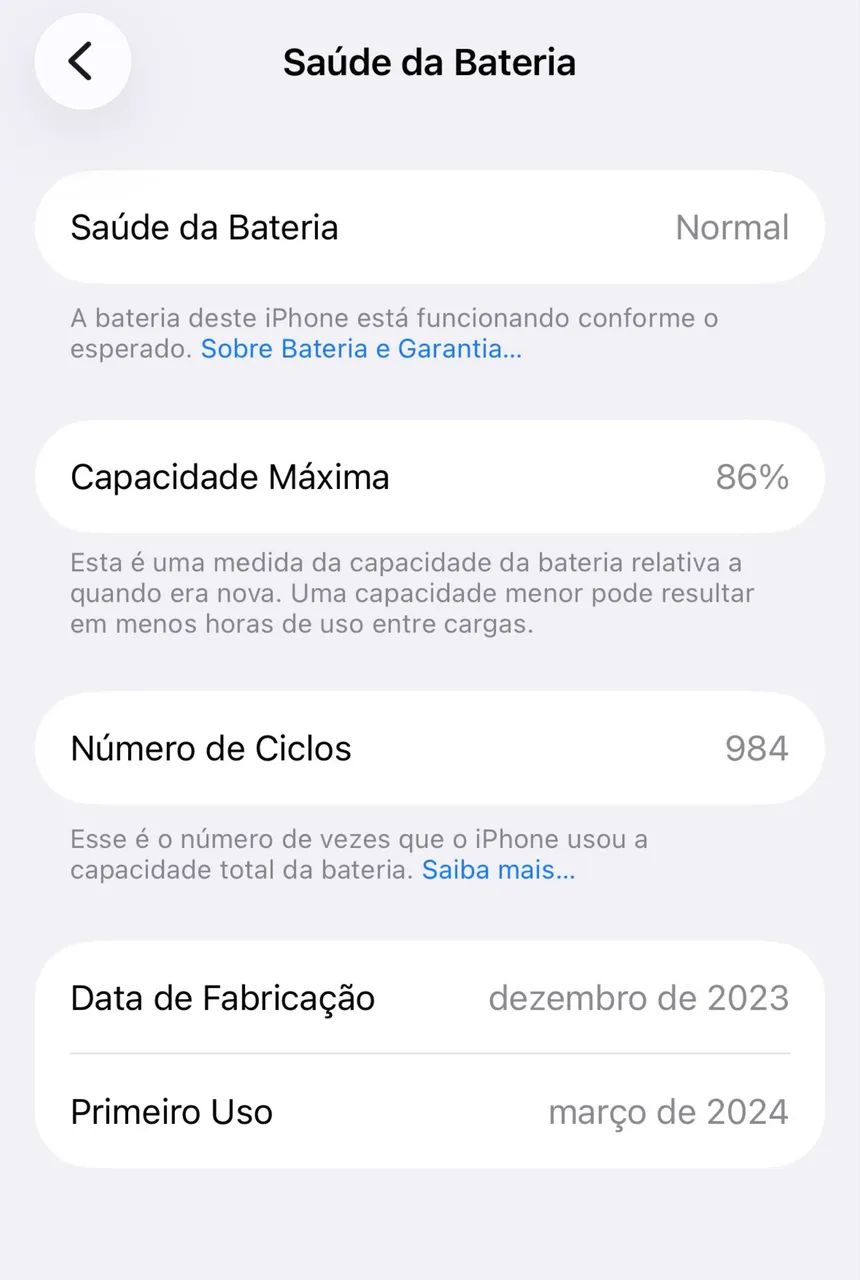 iPhone 15 256GB Rosa | Impecável | Bateria 86% - Foto 2