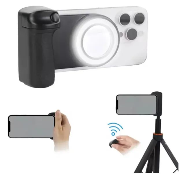 Suporte P/ Câmera Magnética Bluetooth Iphone E Android - Foto 3