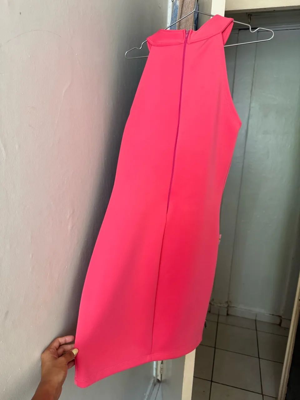Vestido rosa tubinho - Foto 3