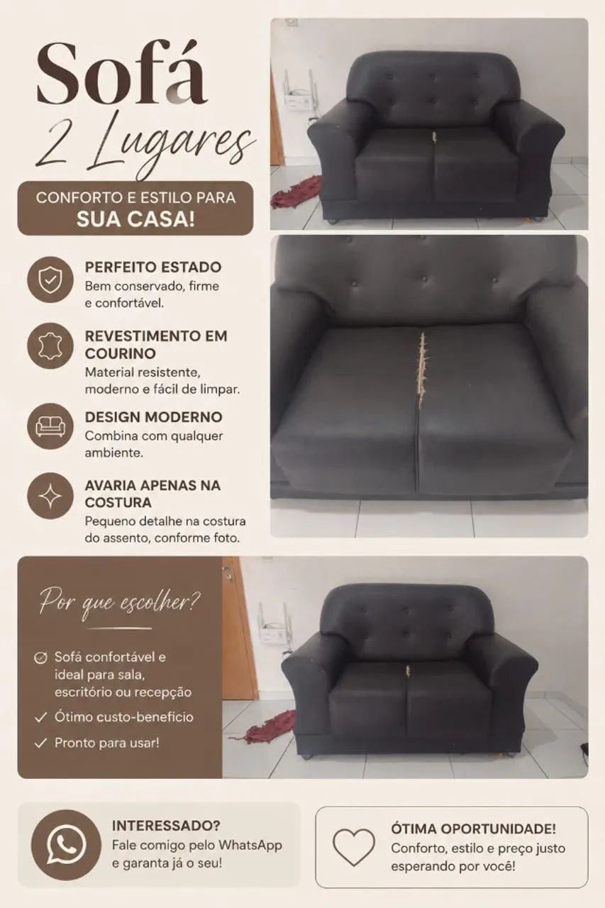 SOFA 2 LUGARES