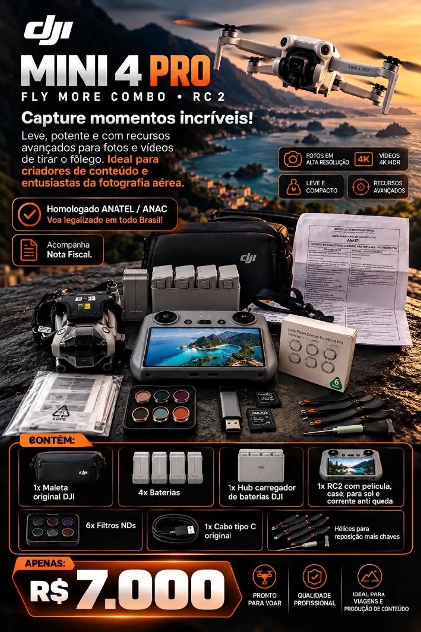 Drone em excelente estado de conservação  - Foto 3