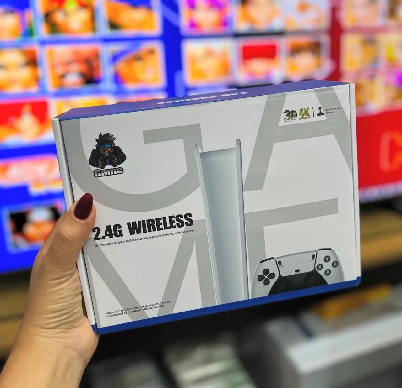 VENDO VÍDEO GAMER STICK M15 PRO  COM 2 CONTROLES  NA CAIXA  COM GARANTIA!! - Foto 3