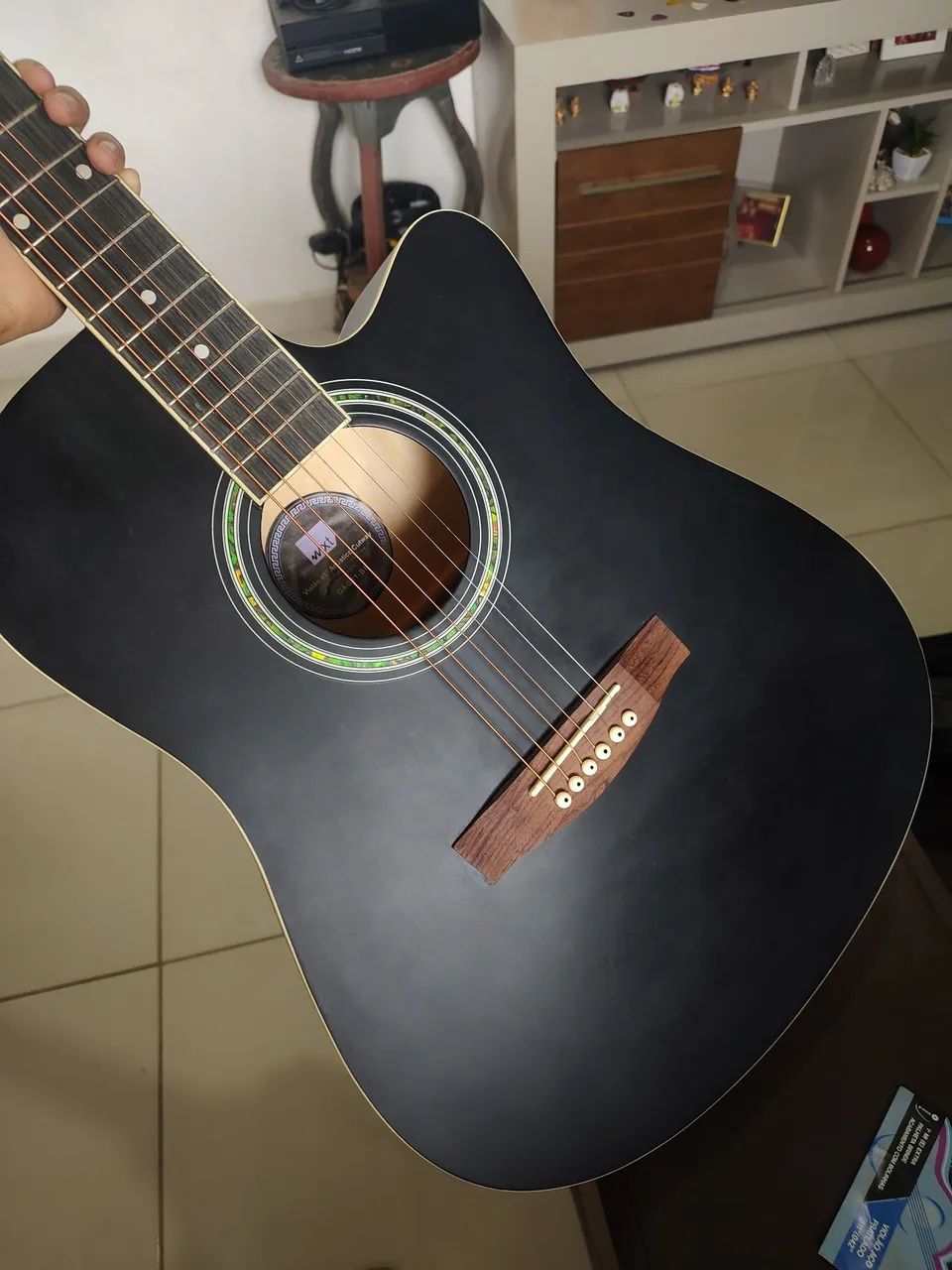Violão com case e cordas  - Foto 2