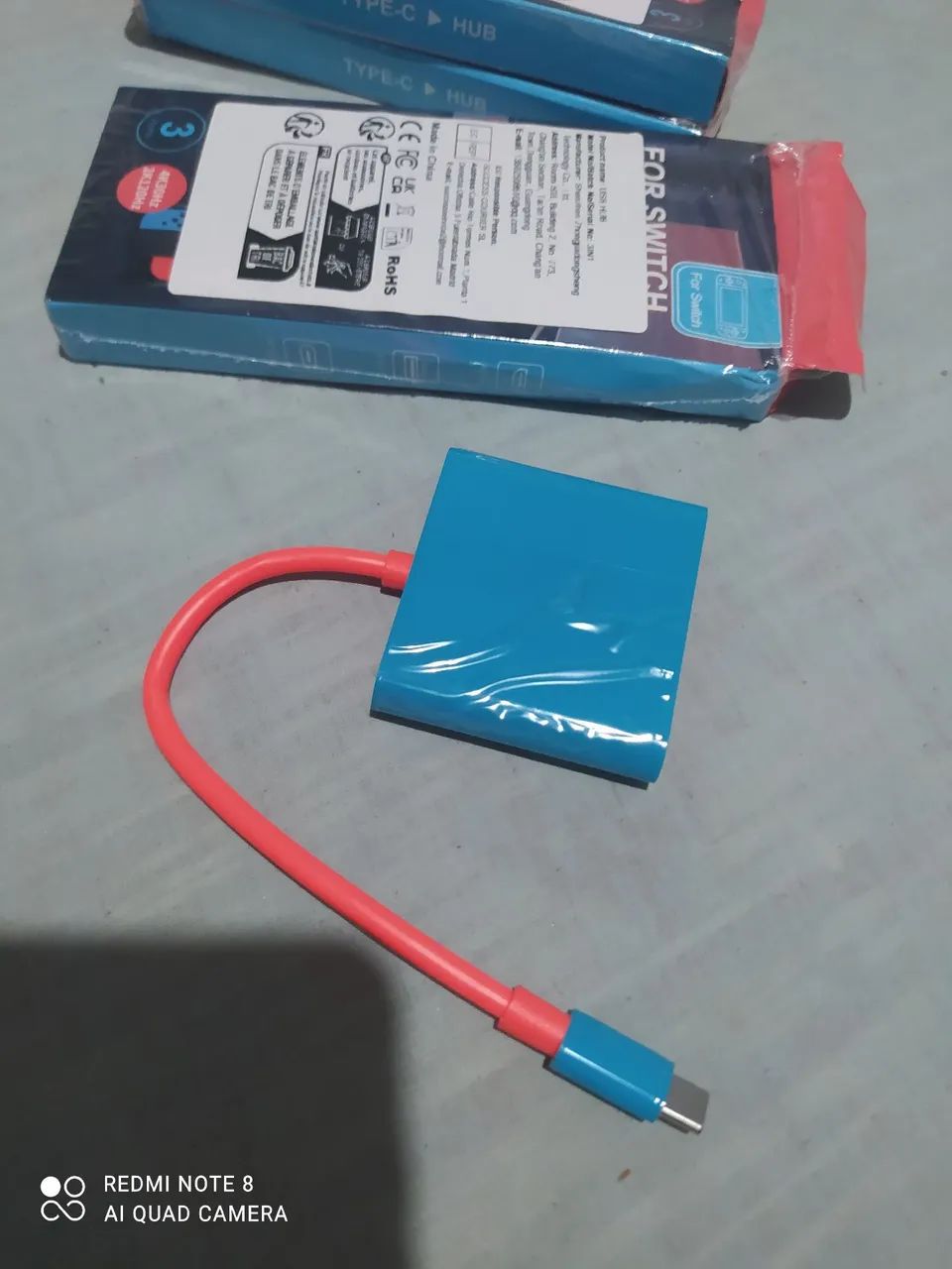Mini dock pra Nintendo Switch 1 (Nova) - Foto 2