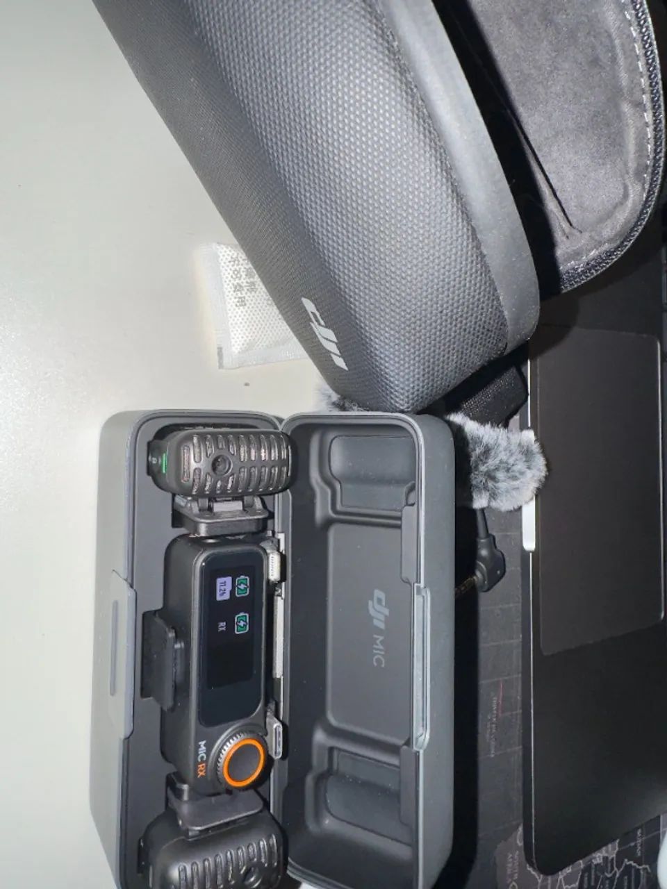 Microfone DJI Mic 2 - Kit Completo (2 TX + 1 RX + Case) 32-Bit Float - Impecável - Foto 3