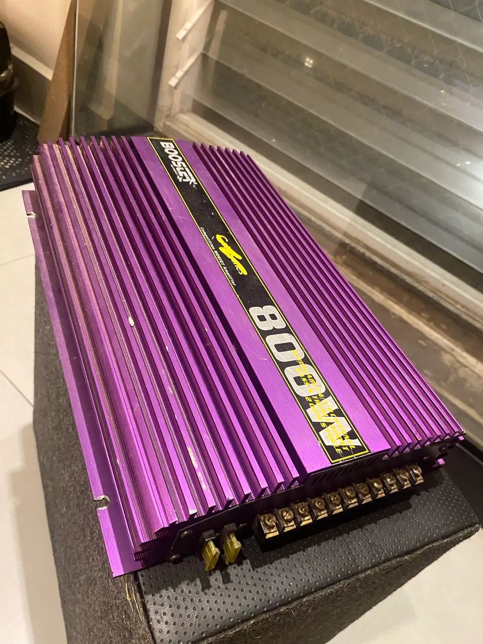 その他 purple no,8 summer 2001 Caixa de som com módulo - Peças para carros, vans e utilitários