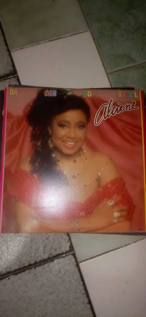 Disco da alcione da cor do brasil