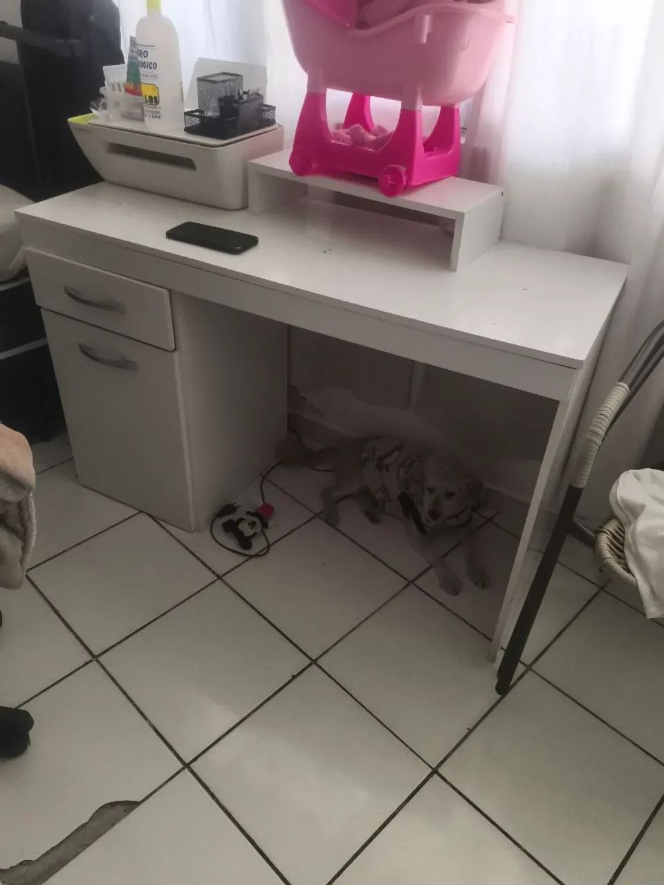 Escrivania + impressora HP