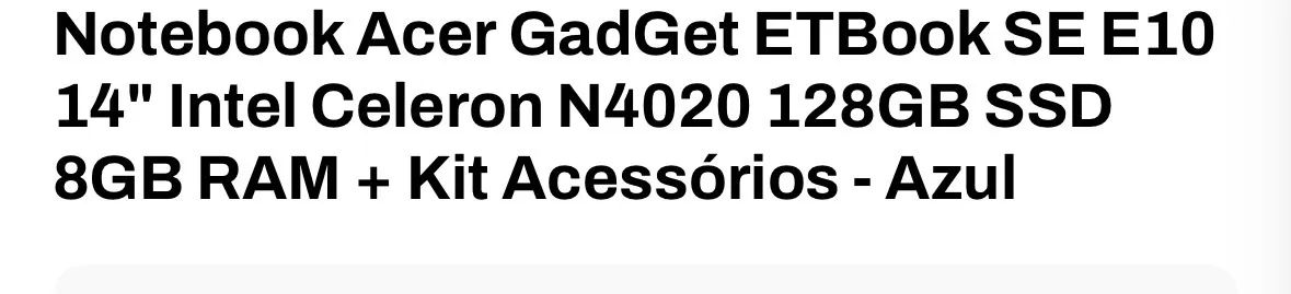 Notebook G10 - Foto 3