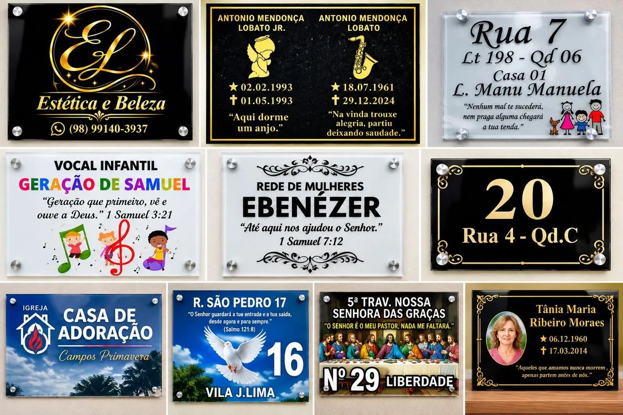 Placa memorial/ jazigo/ lápides - Foto 4