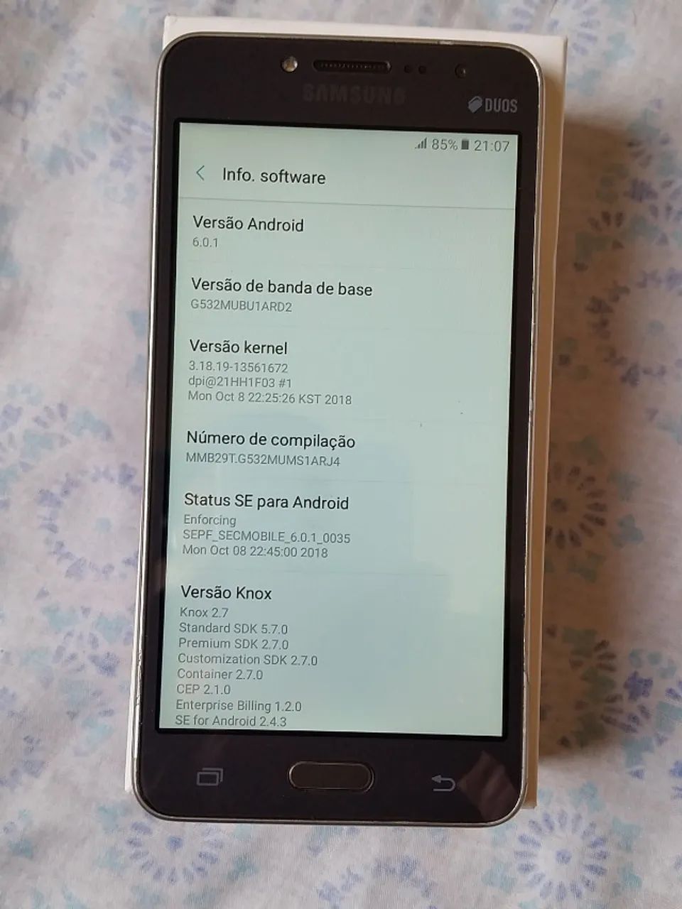 Celular Samsung Galaxy J2 Prime Dourado - Excelente - Foto 4