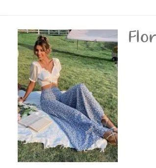 Calça pantalona floral - Foto 2