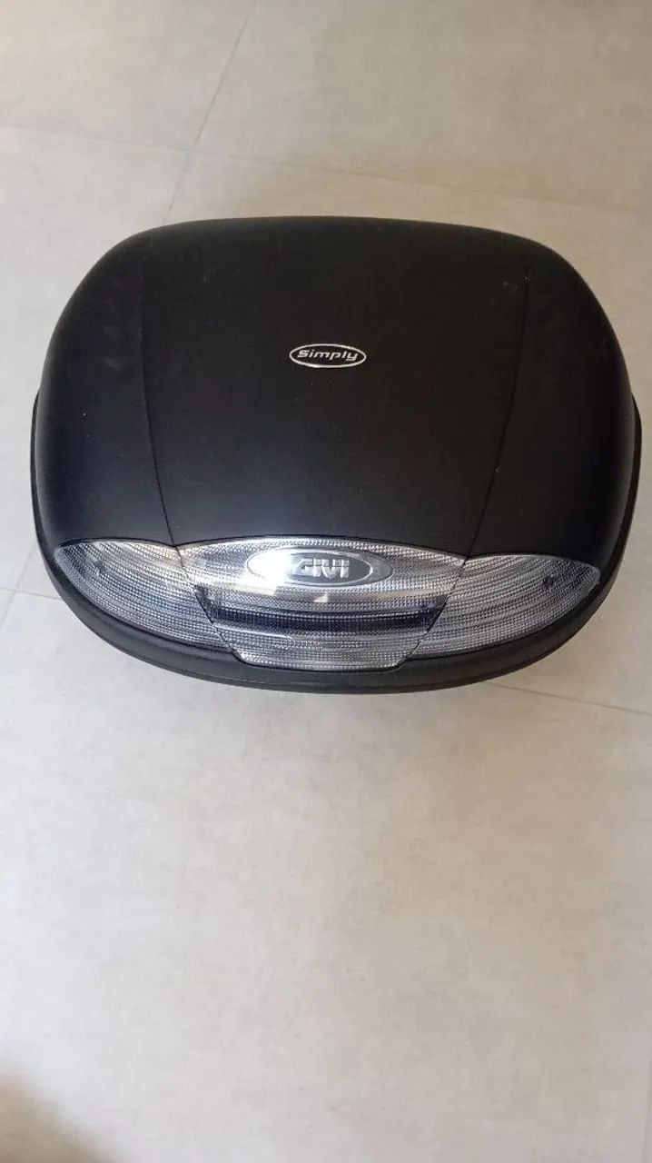 Vendo baú give 45lts e suporte scan fz15 - Foto 3