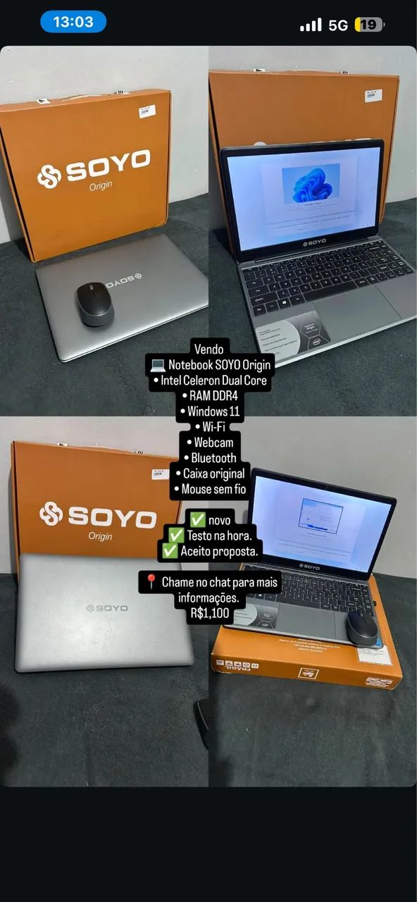 Notebook soyo origin - Foto 2
