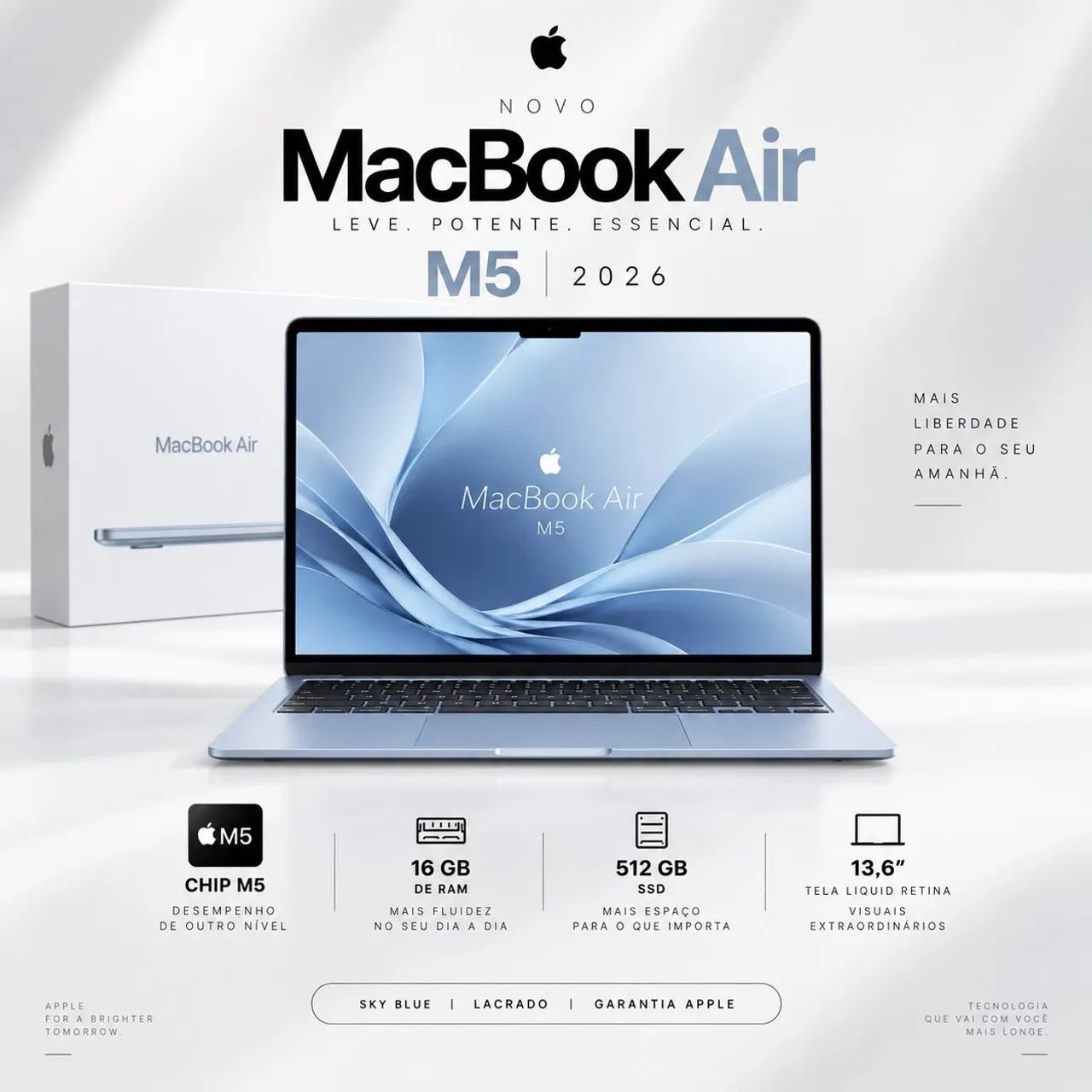 MacBook Air M5 - 512 SSD 16GB ram - lacrado